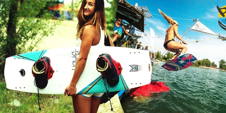 Vzrušujúci celodenný wakeboarding na Zlatých Pieskoch