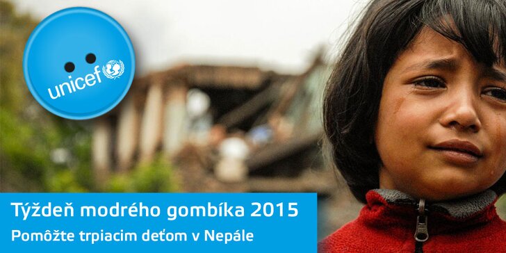 Týždeň modrého gombíka: Pomoc pre Nepál