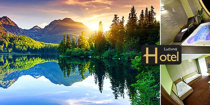 Pobyt pod Vysokými Tatrami vo wellness hoteli Lučivná***