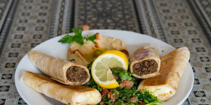 Orientálne arabské 2-chodové menu v Sindibáde