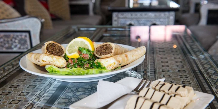 Orientálne arabské 2-chodové menu v Sindibáde