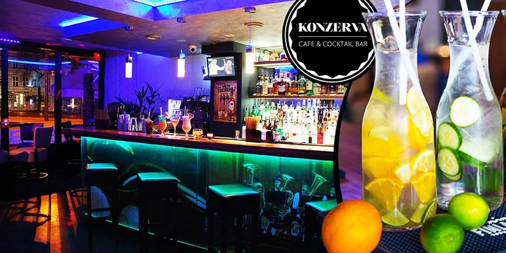 Litrové ALKO drinky, KONZERVA Cafe & Cocktail Bar