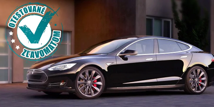 Toto tu ešte nebolo! Zajazdite si na luxusnom elektrickom aute Tesla model S P85+, ktoré vyráža dych vodičom po celom svete!