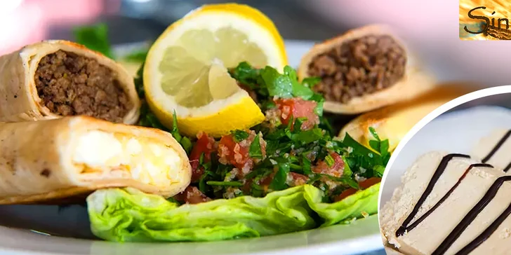 Orientálne arabské 2-chodové menu v Sindibáde