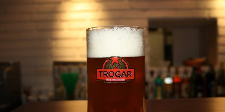 Pivo a pivné pochutiny alebo tatarák v Pivovare Trogár