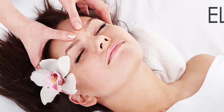 Relaxačná upokojujúca masáž alebo manuálny lifting tváre v Salóne Elit