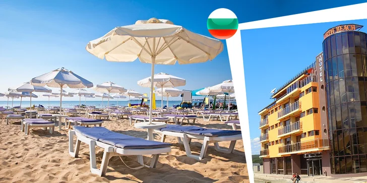 12 dňový letecký zájazd do Primorska v Bulharsku s ubytovaním v hoteli North Beach 3***