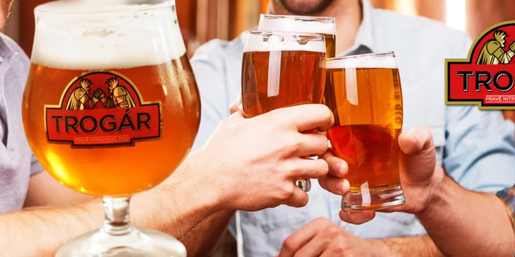 Pivo a pivné pochutiny alebo tatarák v Pivovare Trogár