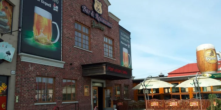 Steak z hovädzej sviečkovice a vychladené pivko