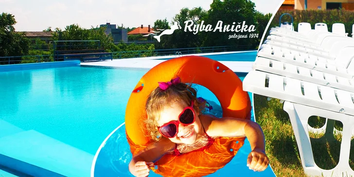 10-vstupová permanentka na kúpalisko Ryba Anička v Košiciach