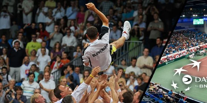 5 eur za celodenný lístok (nedeľa 18.9.) na zápasy Davis Cup! Zažite napínavé športové zápasy na vlastné oči, teraz so zľavou 50%!