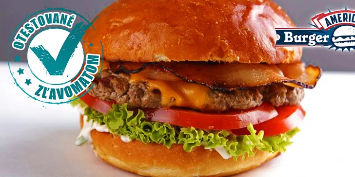 Perfektné burgre v American Burger House v Nitre