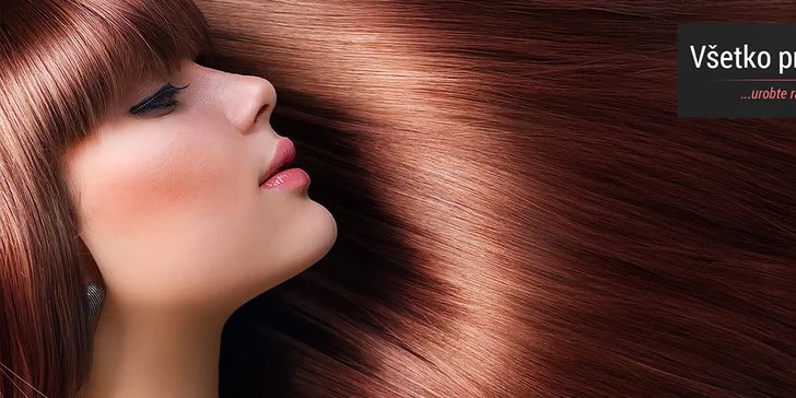 Regeneračná vlasová kúra LAKMÉ a farbenie alebo melír aj so strihom a stylingom