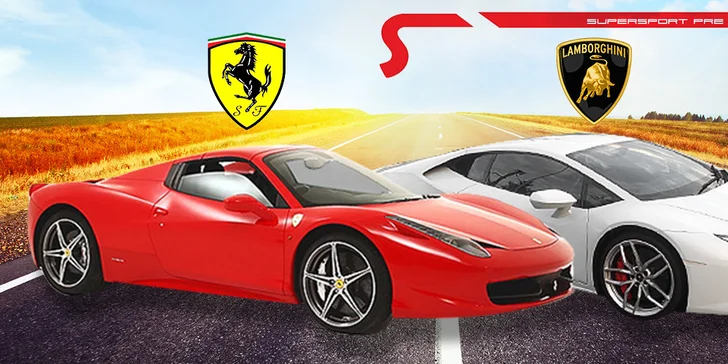 Precíťte dokonalý zážitok z jazdy na Lamborghini či Ferrari!