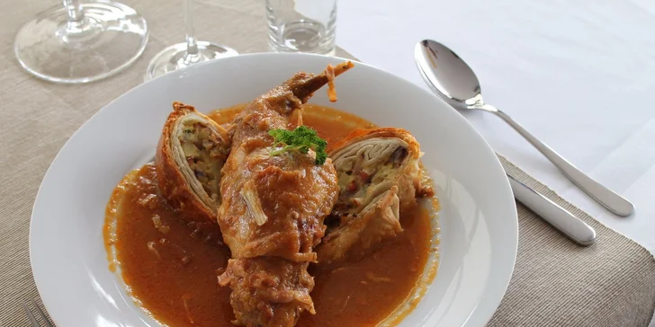 Gurmánske špeciality u Veľkého Batu: králičie stehno, hovädzí steak alebo ostriež