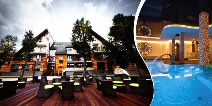 Luxusný rodinný wellness pobyt v kúpeľnom mestečku Piwniczna-Zdrój v Beskydách na 3 alebo 6 dní