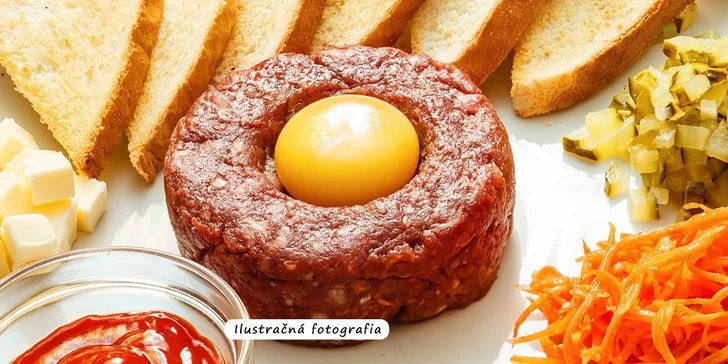 Poriadny tatarák s hriankami a cesnakom - presne, ako to má byť!