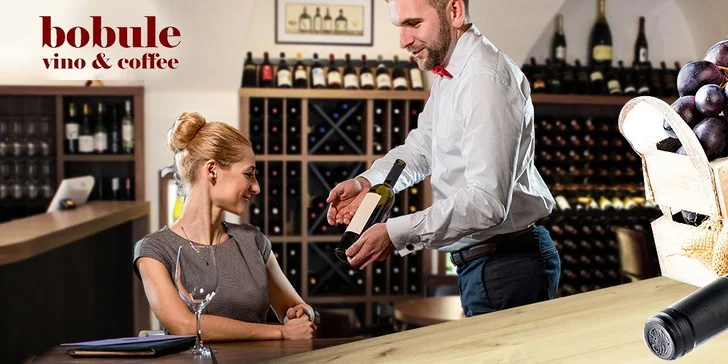 Neriadená degustácia vín pre dvoch alebo poukážka na nákup či konzumáciu vína
