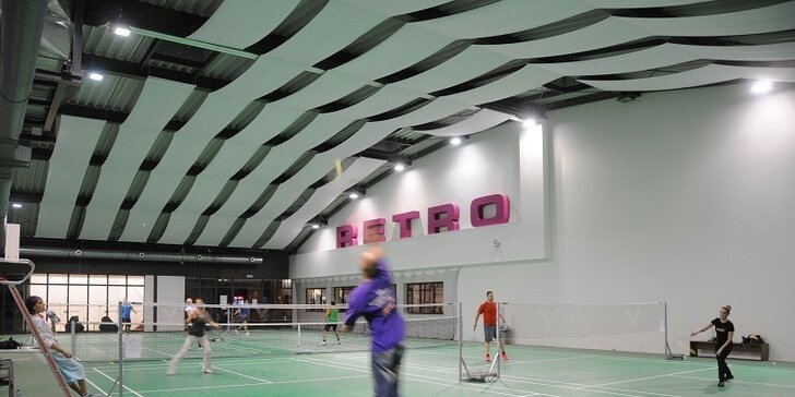 Permanentky na badminton a squash v RETRE