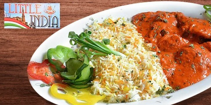 Indická kuracia tikka masala s bashmatti ryžou