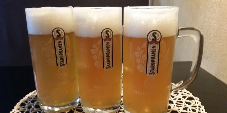 Pivo a rybacie pochúťky pre celú partiu v Black Out