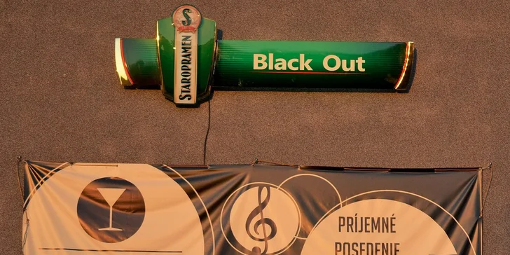 Pivo a rybacie pochúťky pre celú partiu v Black Out