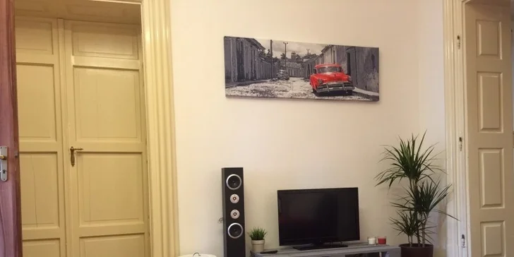 Pobyt v apartmáne priamo v historickom centre Prahy, bez stravy alebo s polpenziou s výhľadom na Vltavu