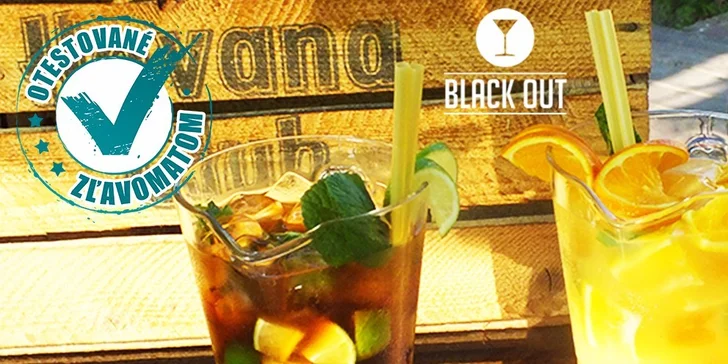 Alkoholické miešané Jumbo drinky 1 l v Black Out