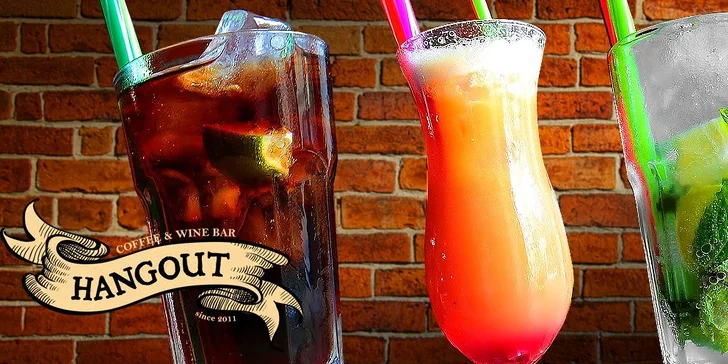 Populárne miešané drinky v Hangout café na Župnom námestí