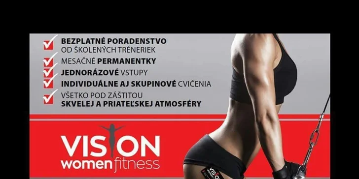 Mesačná permanentka do fitness centra s neobmedzenými vstupmi
