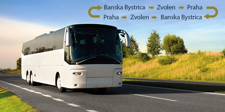Dva cestovné lístky na linku BB/ZV - Praha