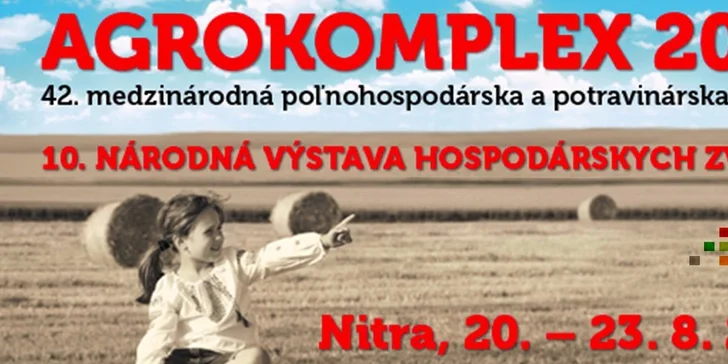 Vstupenka na výstavu AGROKOMPLEX 2015