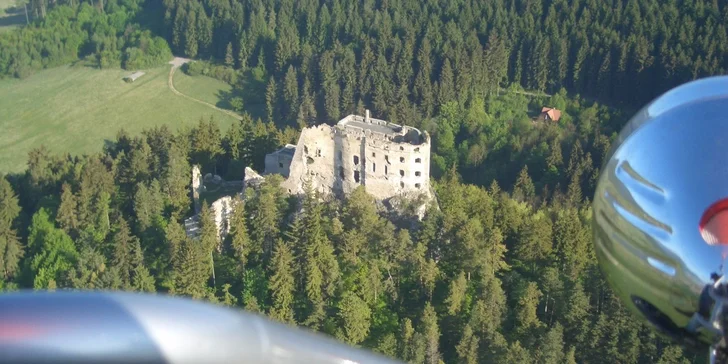Vyhliadkový let Air chopperom ponad Trenčín a okolie