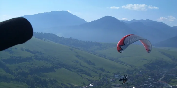 Vyhliadkový let Air chopperom ponad Trenčín a okolie
