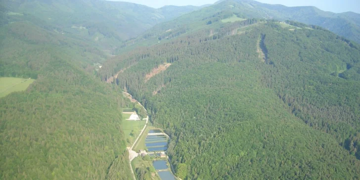 Vyhliadkový let Air chopperom ponad Trenčín a okolie