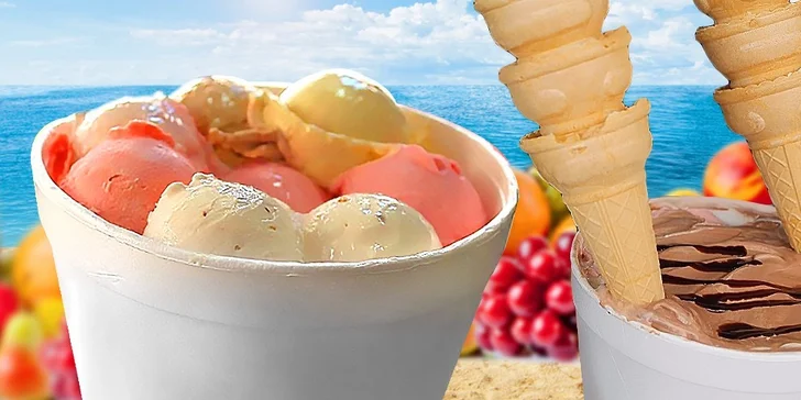 Schlaďte sa a namiešajte si balenie podľa vlastnej chuti! Balkánska zmrzlina v Paradiso cafe