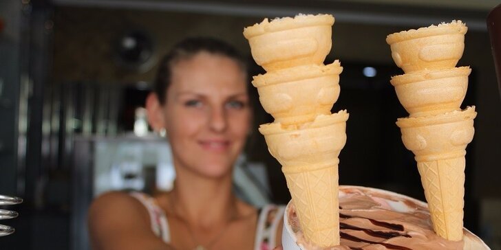Schlaďte sa a namiešajte si balenie podľa vlastnej chuti! Balkánska zmrzlina v Paradiso cafe