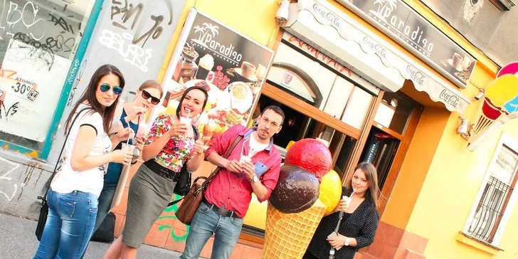 Schlaďte sa a namiešajte si balenie podľa vlastnej chuti! Balkánska zmrzlina v Paradiso cafe