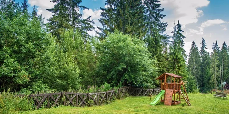 Novozrekonštruované chatky a chata deluxe Kriváň v úžasnej Račkovej doline