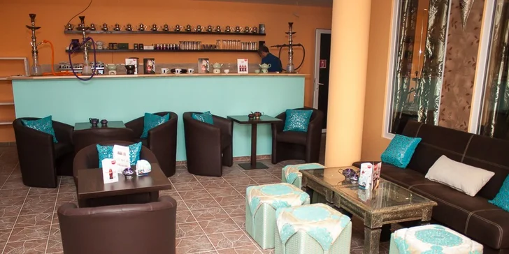 Káva, čaj, koláčik, smothie a shisha v SAHARA CAFE