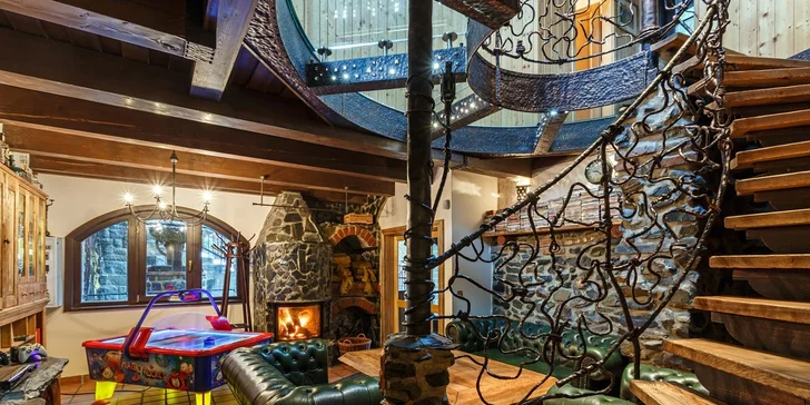 Špičkovo vybavené chaty s wellnessom pre 8–10 osôb