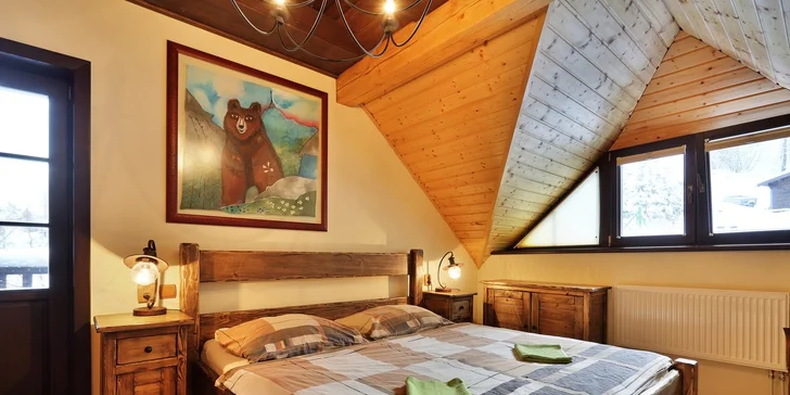 Špičkovo vybavené chaty s wellnessom pre 8–10 osôb