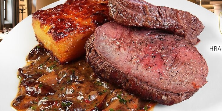 Bio rump alebo flank steak s rafinovanou prílohou