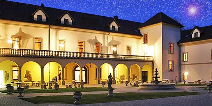 Prepychový all-inclusive pobyt na zámku Kamenný Dvor