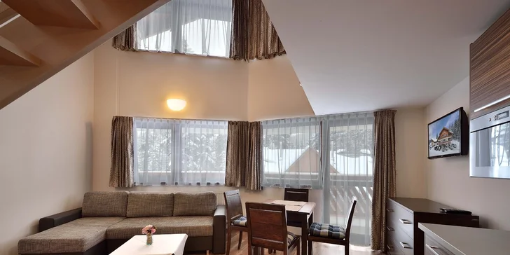 Wellness pobyt v luxusných apartmánoch pre páry aj rodiny na Donovaloch