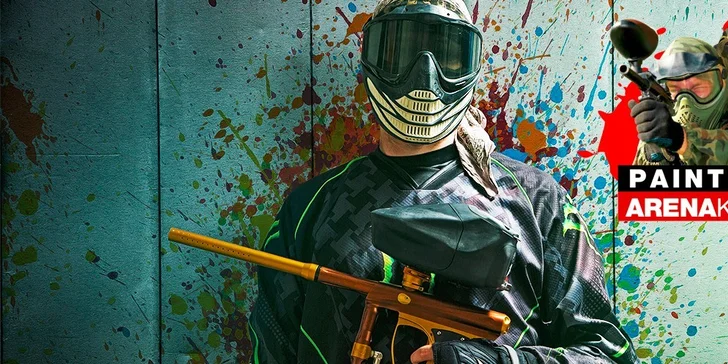 3 hodiny paintballu na novom outdoor ihrisku alebo v indoor hale