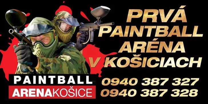 3 hodiny paintballu v indoor hale