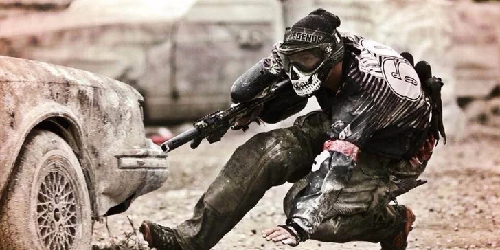 3 hodiny paintballu v indoor hale