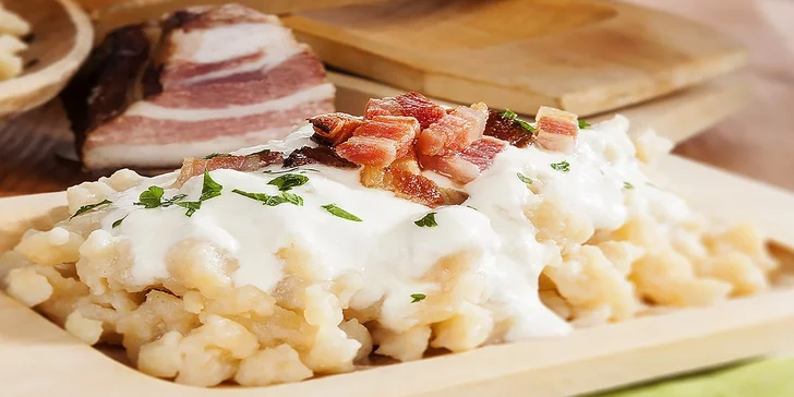 Pravé čerstvé slovenské halušky! Na výber bryndzové, furmanské či strapačky