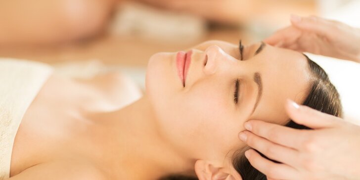 Luxusná liftingová masáž tváre, krku, dekoltu, trapéz s aromaterapiou